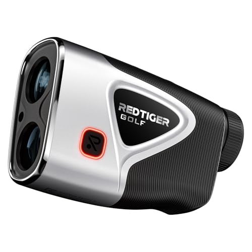 REDTIGER Range Finder Golf, 1200 Yards Golf Rangefinder with Slope, Light-Adaptive Display, 7X Magnification, Flag Lock Vibration, Rechargeable Laser Range Finder with Magnet, GolfVue Series 2 - Image 1
