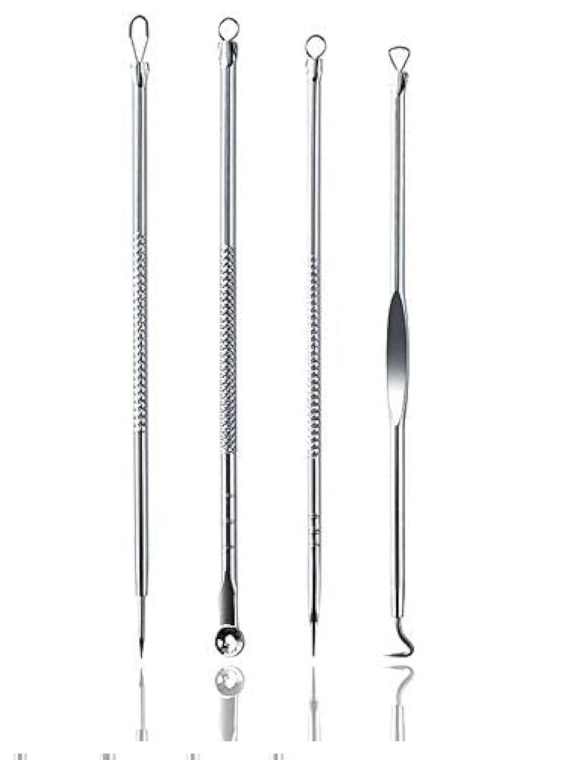 SAPRETAILER Stainless Steel Blackhead Pimple Blemish Extractor/Remover Tool (Set of 4) - Image 4