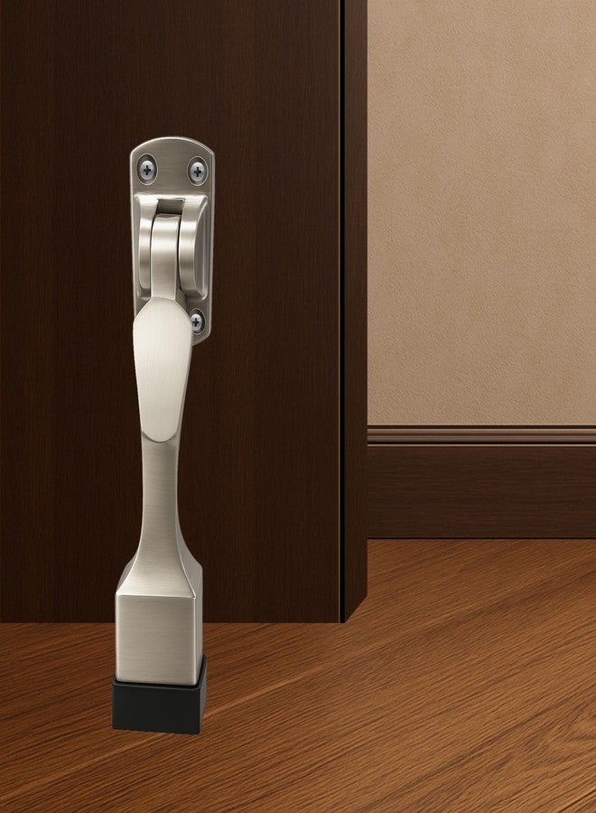 Xpert Door Stopper (Pack of 2) Silver Finish (6 Inches) - Door Stopper for Main Door & Gate Stopper - ADS-75 (SS) 6" - Image 1