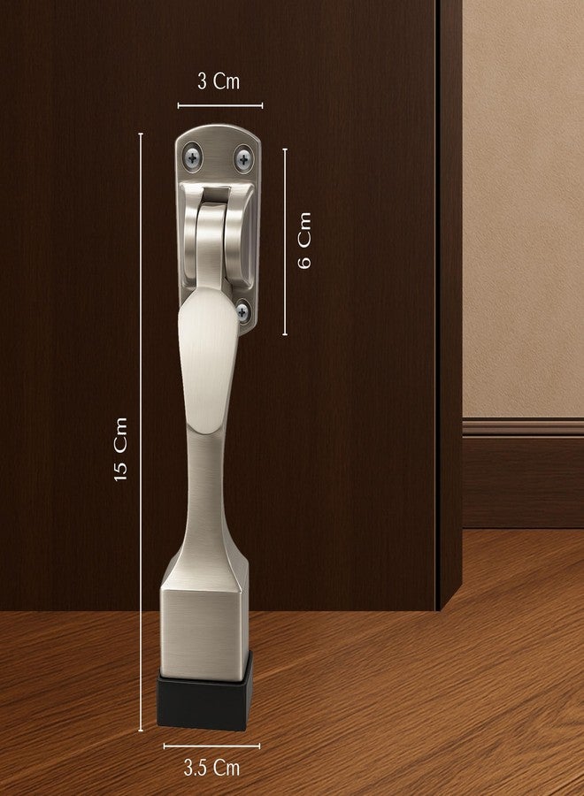 Xpert Door Stopper (Pack of 2) Silver Finish (6 Inches) - Door Stopper for Main Door & Gate Stopper - ADS-75 (SS) 6" - Image 5