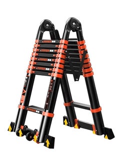 Imported telescopic Carbon Steel ladder interlocking adjustable length 2.1meters bendable 360 ​​degrees /YT-CTM210