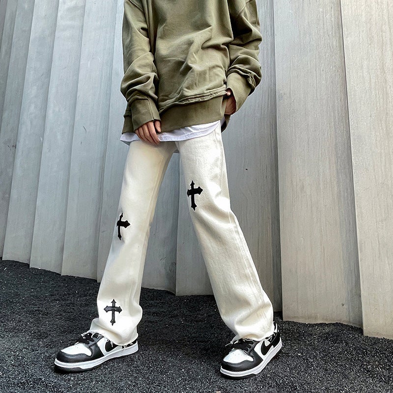 Unisex Casual Daily Denim Jeans - Image 3