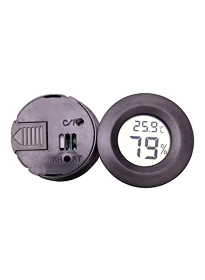 Digital Pet Temperature Hygrometer Black 4.4x4.3x1.7cm - Image 2
