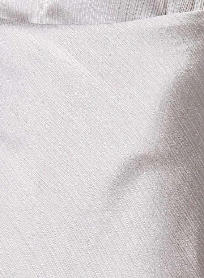 Iconic Iconic Maxi Length Column A-line Skirt with Zip Closure