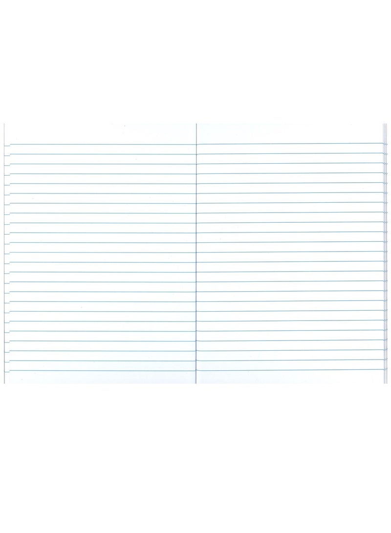 Sadaf دفتر تمارين ذو سطر واحد، غلاف مقوى، 100 ورقة، مقاس 22×16 سم، غلاف أحمر - Image 2