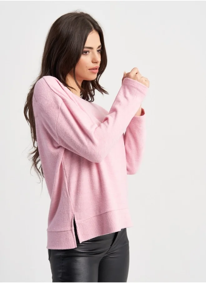 هايليز Soft Pink Cozy Sweater