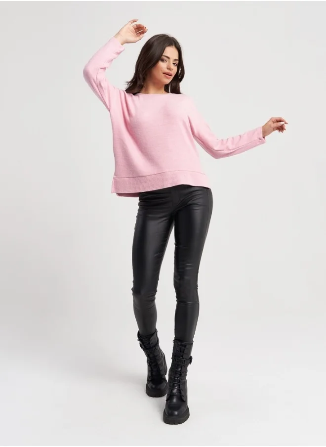 هايليز Soft Pink Cozy Sweater