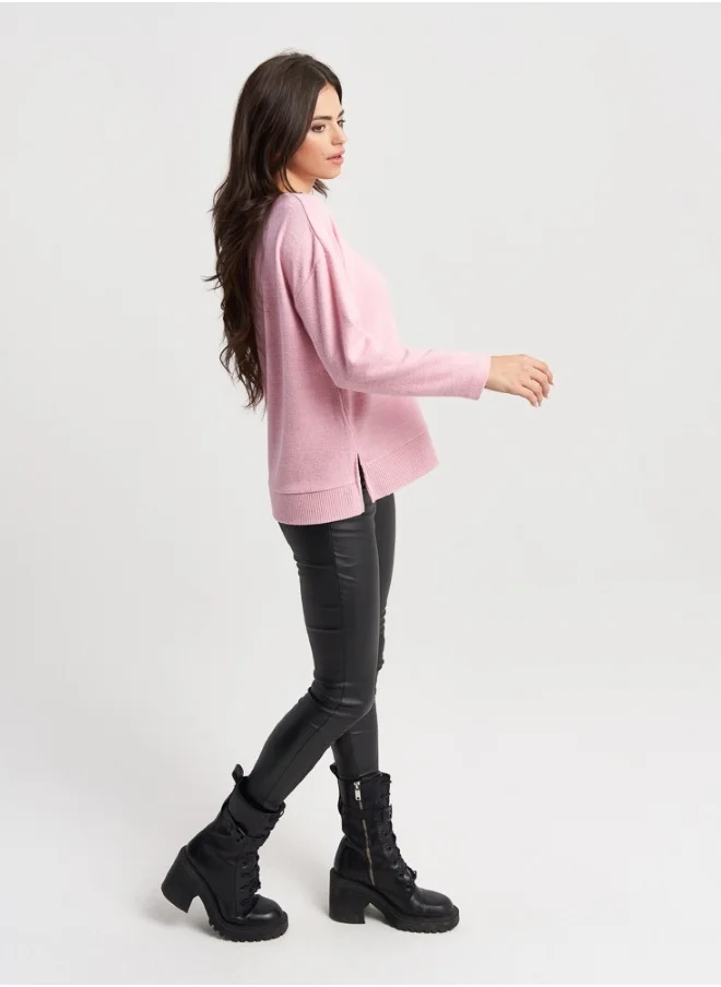 هايليز Soft Pink Cozy Sweater