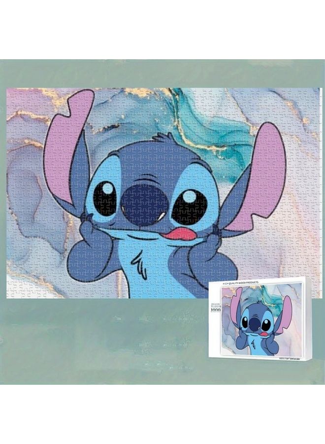 1000PCS Stitch Wooden Puzzle Jigsaw Creative Family Toy Durable Home Decor Gift - Image 3