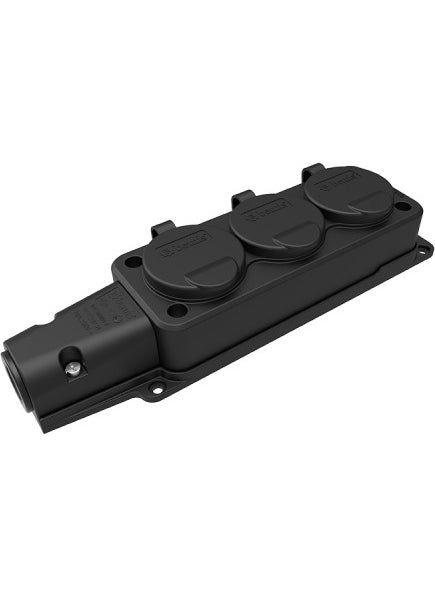 Far - Headlamp Rubber Covered Single Phase Grounded 3 Pin Socket - Image 1