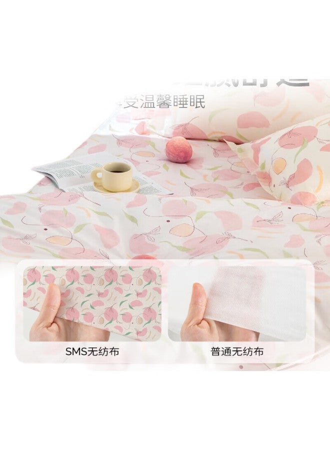 Sometimes A Disposable Four-Piece Bedding Set For Double Bed Includes A Bed Sheet, Duvet Cover, Pillowcases, And Thickened Dirt-Proof Sleeping Bag. It'S Suitable For Travel, Hotel Stays, And Preventing Dirt. - Image 2