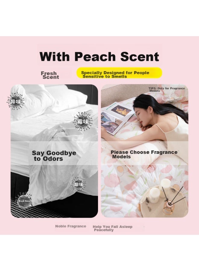 Sometimes, A Disposable Four-piece Bedding Set For Double Bed Includes A Bed Sheet, Duvet Cover, Pillowcases, And Thickened Dirt-proof Sleeping Bag. It's Suitable For Travel, Hotel Stays, And Preventing Dirt. - Image 1
