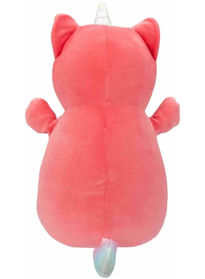 Squishmallows دميه سكووشمالوز هاج مي سيينا الوردية ذات العيون المتلألئة قطة يونيكورن الناعمة، بحجم 25 سم - Image 2
