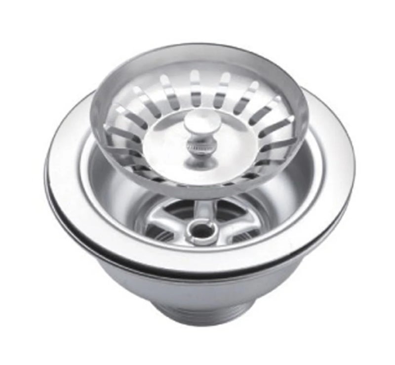 KI PVC 3" Inches Kitchen Coupling for Sink with Steel Jali (Drain Outlet, Grey) - Image 2