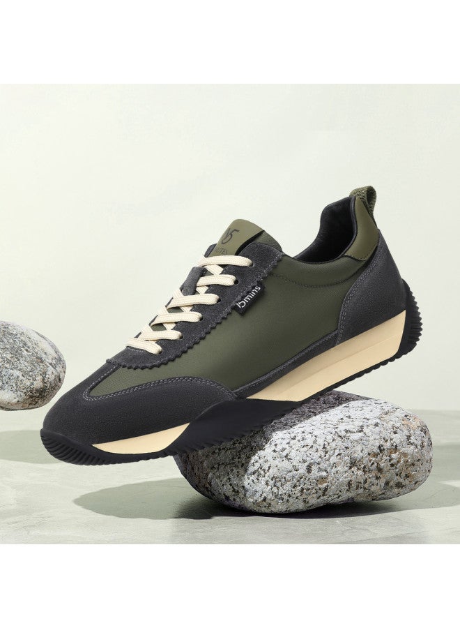 15MINS Men's Casual Canvas Shoes Retro Lace-up Fashion Sneakers Simple Versatile Durable Lace-up Men's Leisure Sports Shoes - Image 3