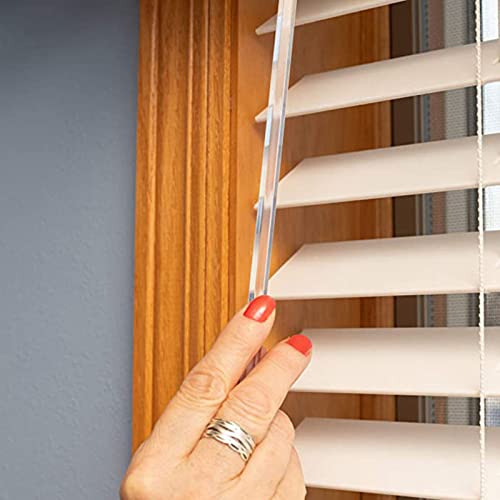 Cansybil 6 Pack Blinds Opener Accessories, Curtain Rod Replacement with Hooks and Handles,17 Inch Clear Acrylic Curtain Pull Rod Wand,Multifunctional curtain rods Invisible curtain rods. - Image 5
