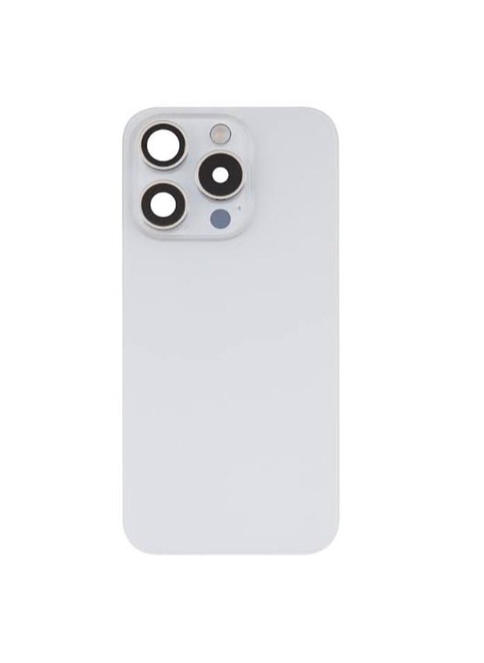 Generic OEM Replacement Back Glass for iphone 15 Pro Natural White 