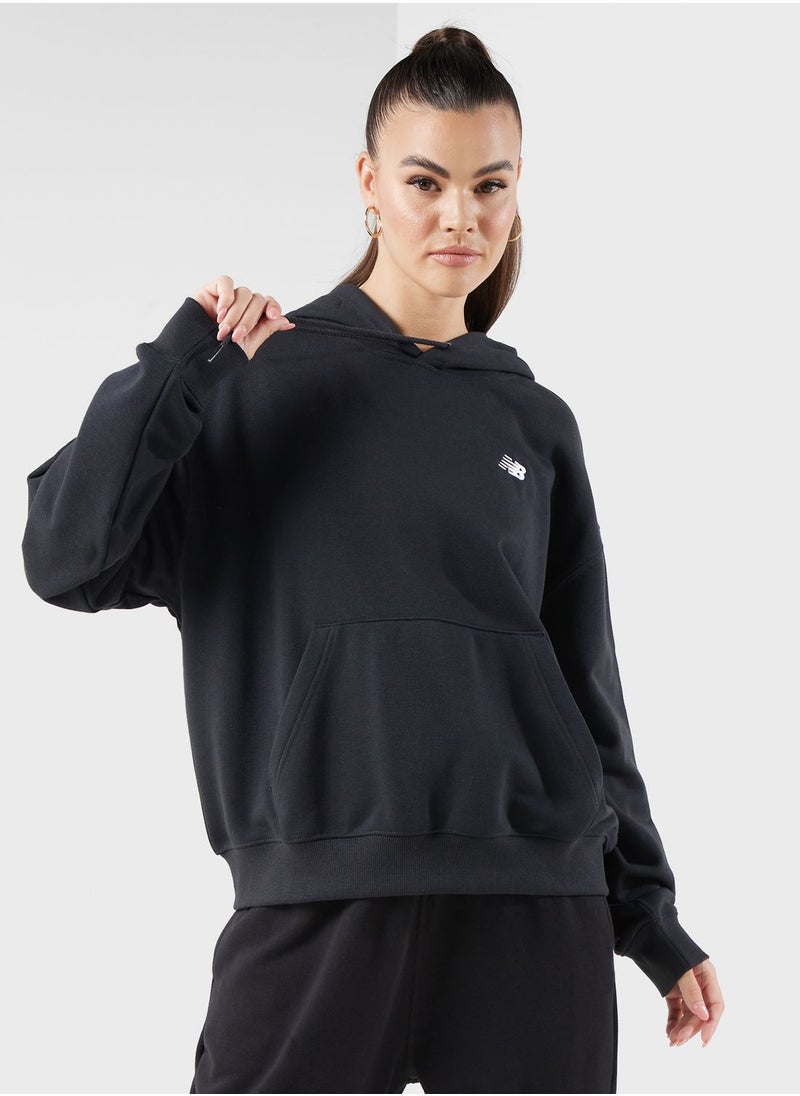 New Balance - French Terry Small Logo Hoodie - Image 1