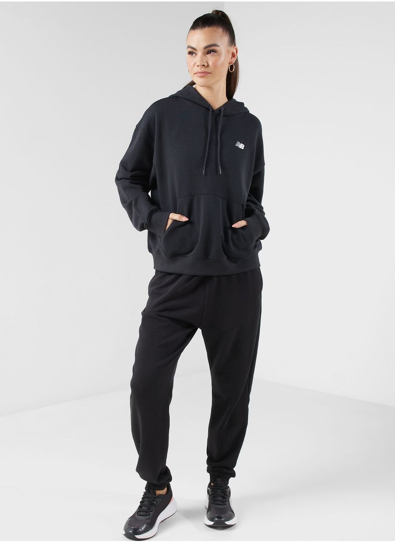 New Balance - French Terry Small Logo Hoodie - Image 1