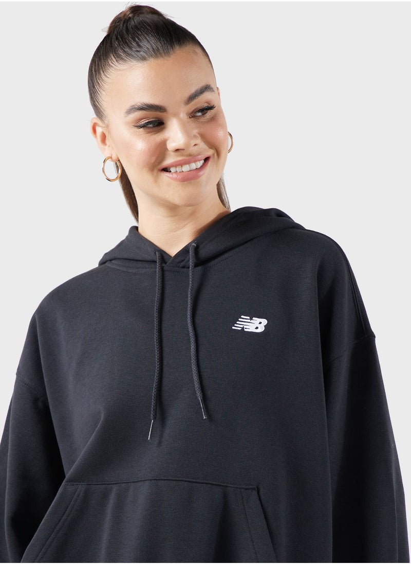 New Balance - French Terry Small Logo Hoodie - Image 1