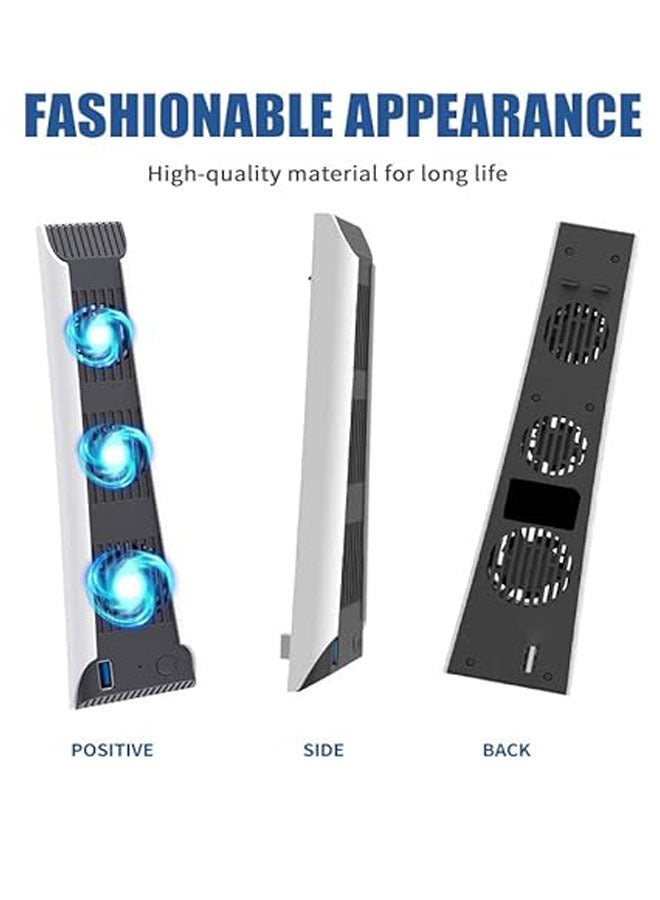 Loquat PS5 Disc Drive Universal Cooling Fan for Game Consoles PS5 Digital Edition Console Cooling Fan  - Image 3