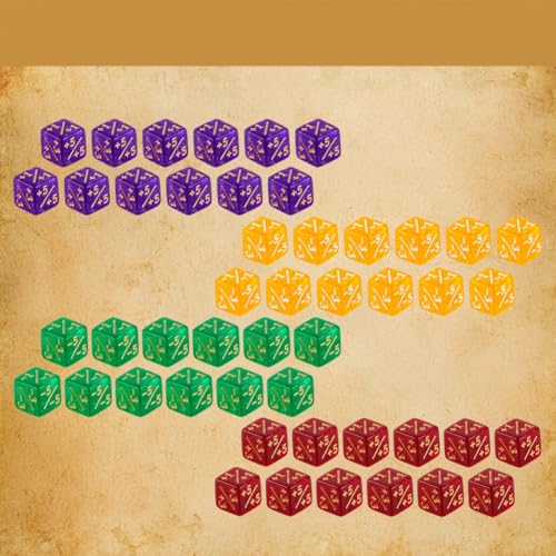 PUGED Color MTG Counter Dice Set Keyword Shield Life Counters with Dice Storage Bag for MTG TGG Table Games Small - Image 5