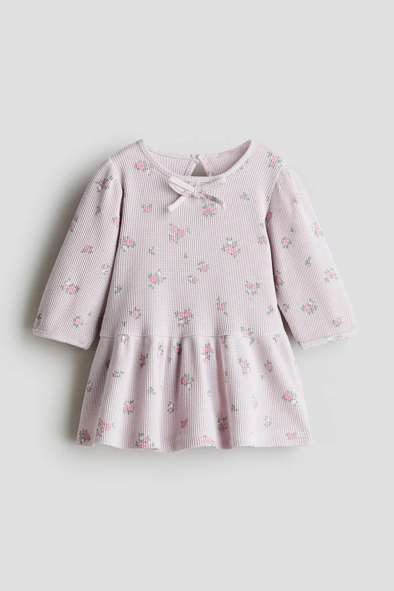 اتش اند ام فستان قطني مطبوع