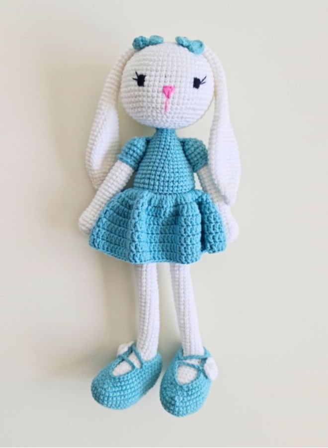 دمية كروشيه مصنوعة يدويًا فاخرة، لعبة أمigurumi محشوة رائعة وجذابة، 100% قطن، مصنوعة للأطفال وجامعي التحف، هدية مثالية وزينة لغرفة الأطفال - Image 1
