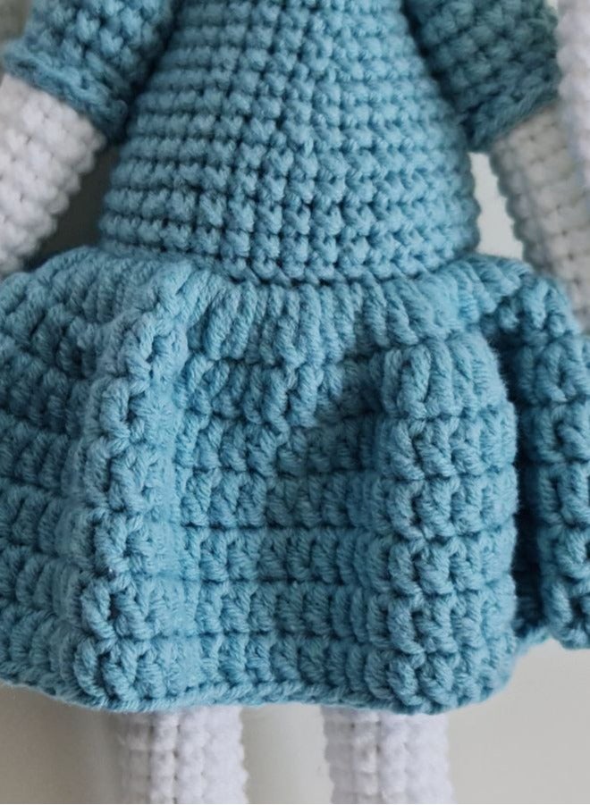 دمية كروشيه مصنوعة يدويًا فاخرة، لعبة أمigurumi محشوة رائعة وجذابة، 100% قطن، مصنوعة للأطفال وجامعي التحف، هدية مثالية وزينة لغرفة الأطفال - Image 4