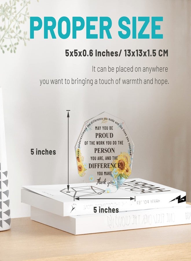Olicard Thank You Gift for Women Inspirational Gifts Coworker Gifts Office Gift for Colleague Leaving Job Gifts Farewell Gift Appreciation Gifts for Friends Nurse Teacher Keepsake - Image 3