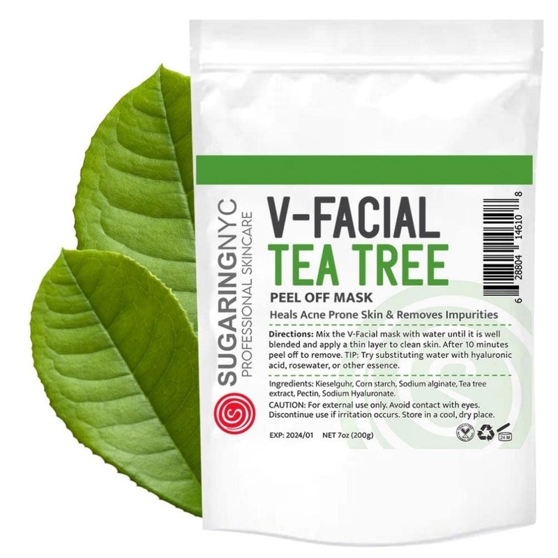 Sugaring NYC Vajacial Jelly Mask Tea Tree with Tea Tree Elements VFacial by Sugaring NYC 7oz 200g