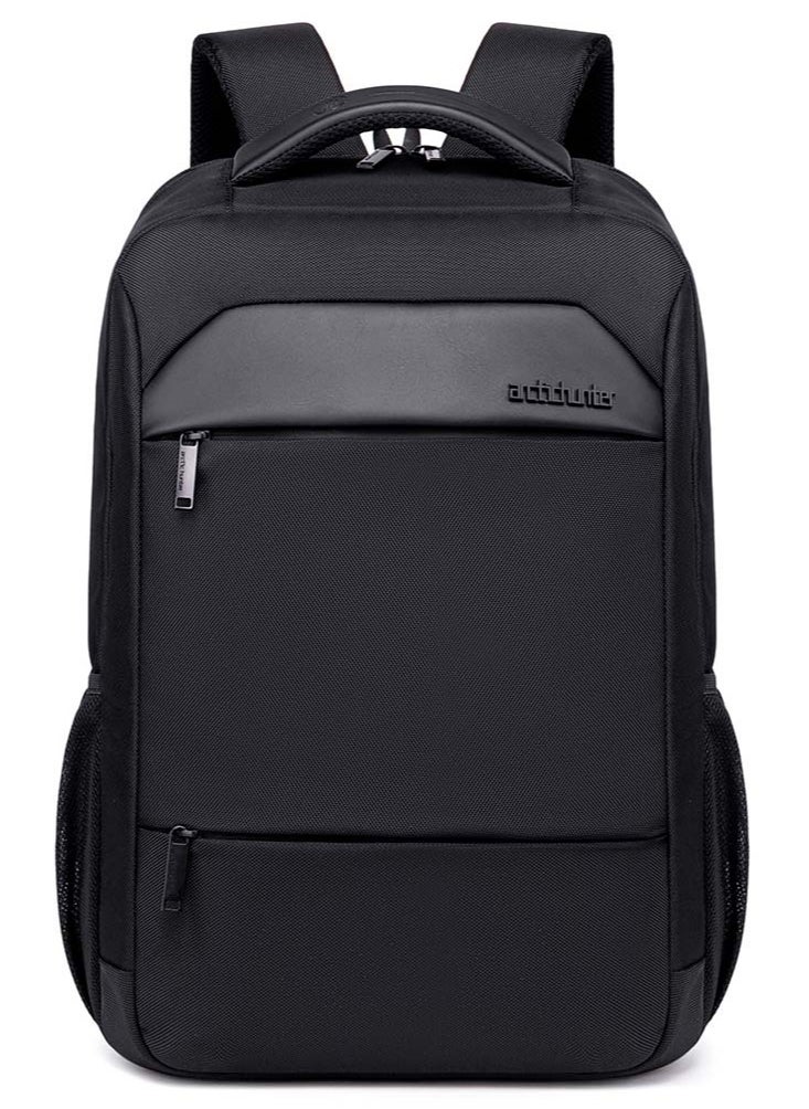 ARCTIC HUNTER Business Laptop Bag, Classic Waterproof Travel Backpack Fits 15.6 Inch Computer Notebook with Inner Organizer for Men, Black  - Image 1
