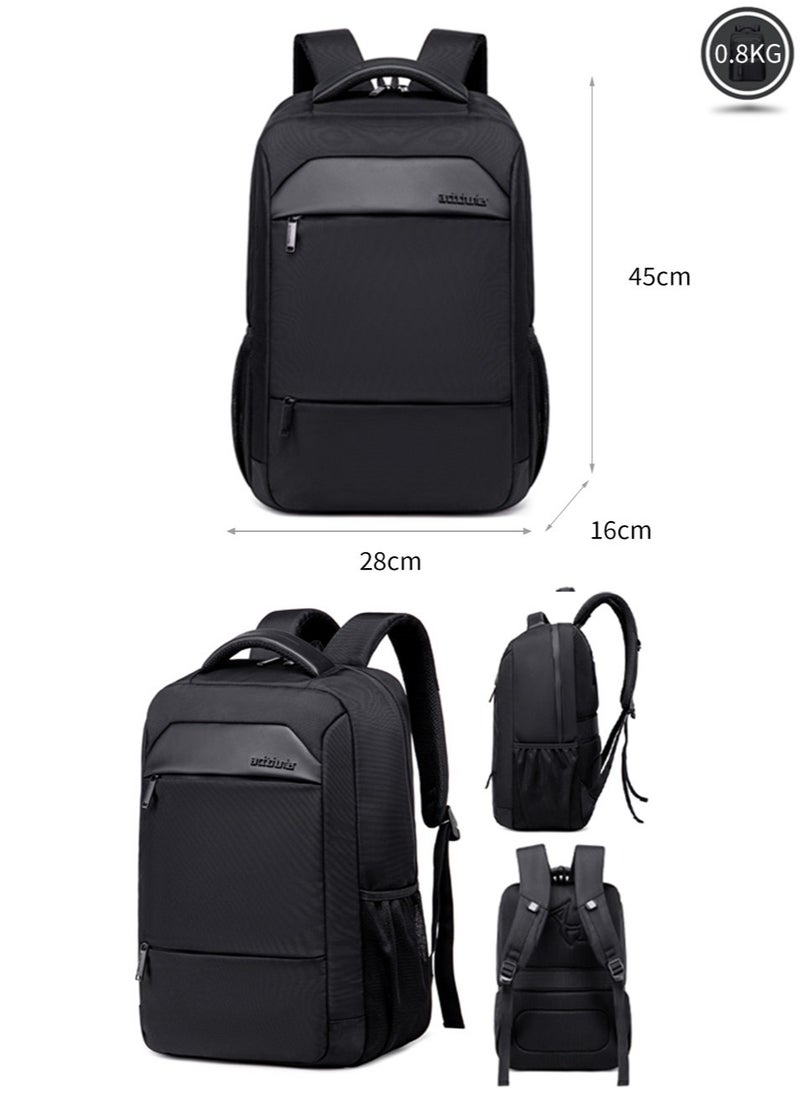 ARCTIC HUNTER Business Laptop Bag, Classic Waterproof Travel Backpack Fits 15.6 Inch Computer Notebook with Inner Organizer for Men, Black  - Image 4