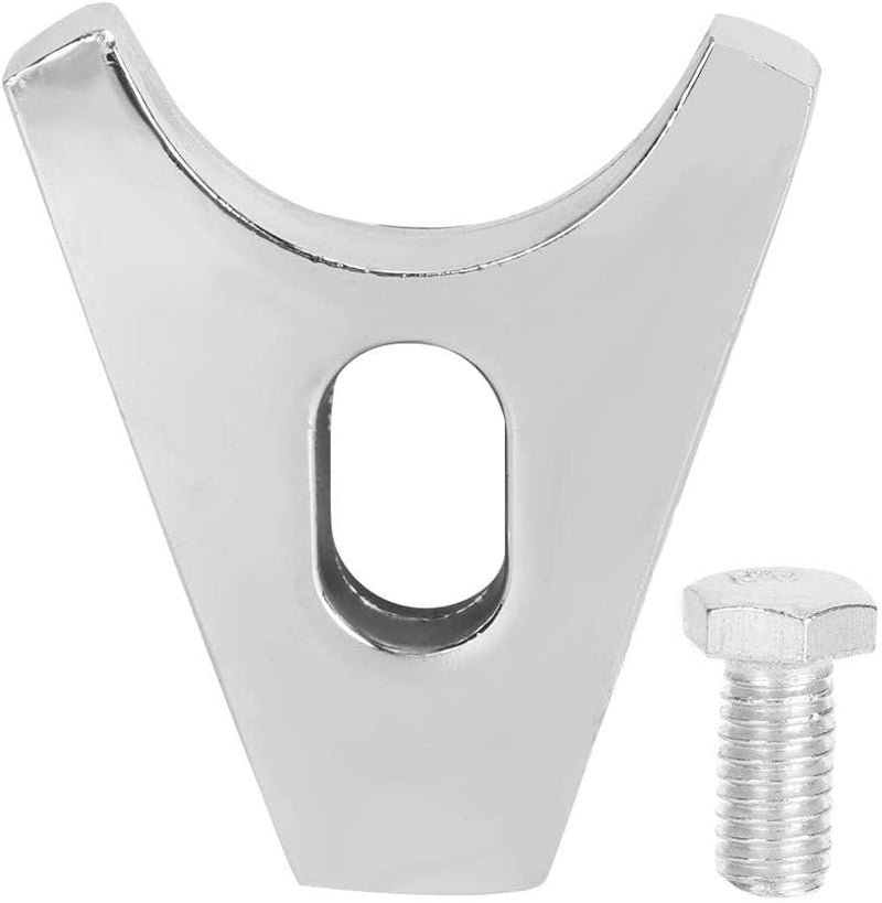 Aramox Chrome Steel Distributor Clamp Hold Down with Screw SBC Fit for CHEVY DISTRIBUTORS V8 & V6 - Image 1