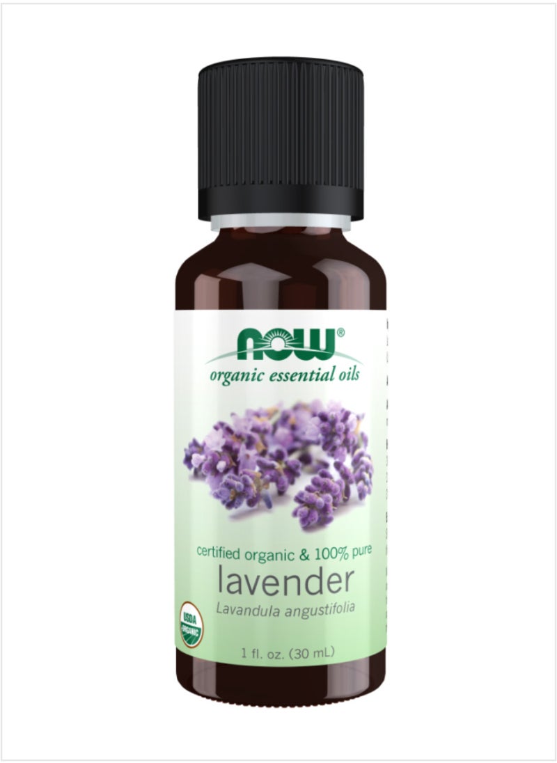 now - NOW Lavender Essential Oil - 100% Pure Organic Floral Freshness, 30ml - Image 1