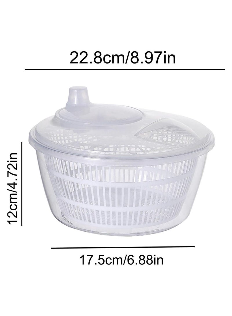 Large Salad Spinner, Fruit Washing Machine, Salad Cleaner, Spinner, Vegetable Dryer, Salad Spinner, Salad Dryer, Fruit Washing Machine for Safe and Practical  - Image 2