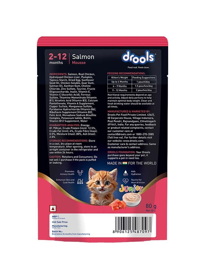 Drools Salmon Mousse Kitten 80gm - Image 2