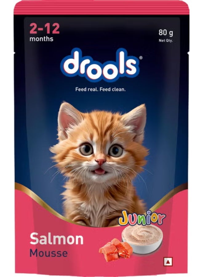 Drools Salmon Mousse Kitten 80gm - Image 1
