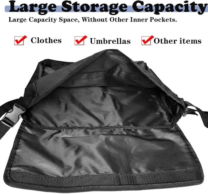 AUSTYLCO Wheelchair Bag,Wheelchair Backpack Bag,Waterproof,Machine Washable,Wheel Chair Storage Tote Accessory-Large Capacity with Reflective Stripe for Walker Rollator Wheelchair Transport Chair - Image 5