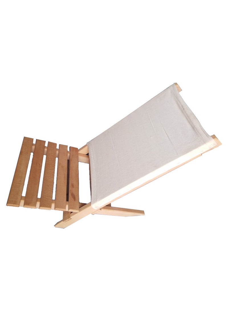 بين تو جو كرسي بحر للرملة خشب زان، قطعتين - لون بايج