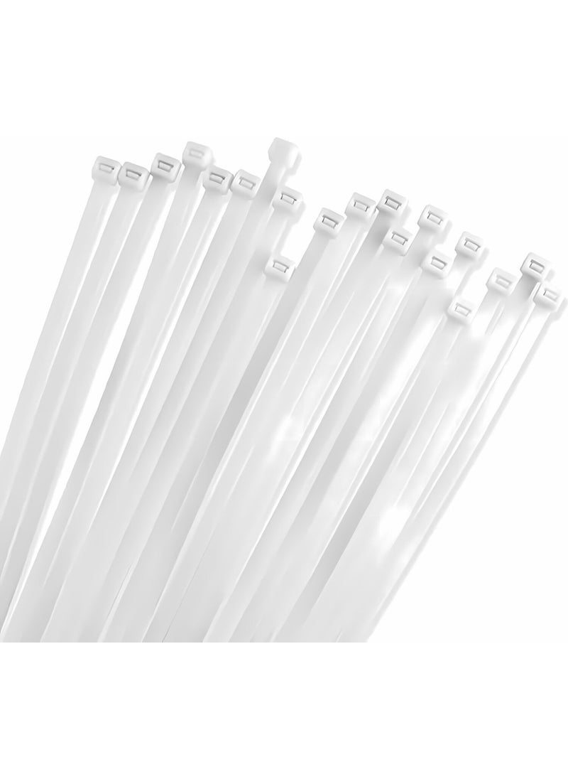 Meşem Oak | Cable Tie, 100-PIECE PACK Plastic Clamp [3.6 Mm, 250 Mm, White]  - Image 2