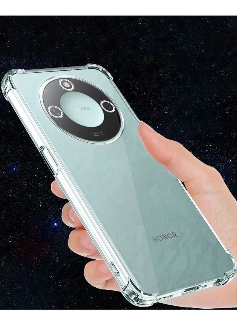 Youque for Honor X9c Smart 5G Phone Case Transparent Shockproof Air Guard Corners Shockproof Protection Back Cover  - Image 5