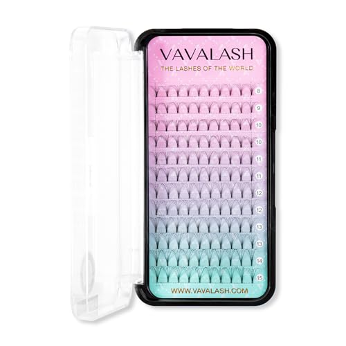 VAVALASH Eyelash Extensions 3D 4D 5D 6D 7D 10D Thickness 00500701 CD Curl Eyelashes Short Stem heat bonded Premade Fans Russian Volume Prefanned Lash Extensions Supplies 7D007D815mm
