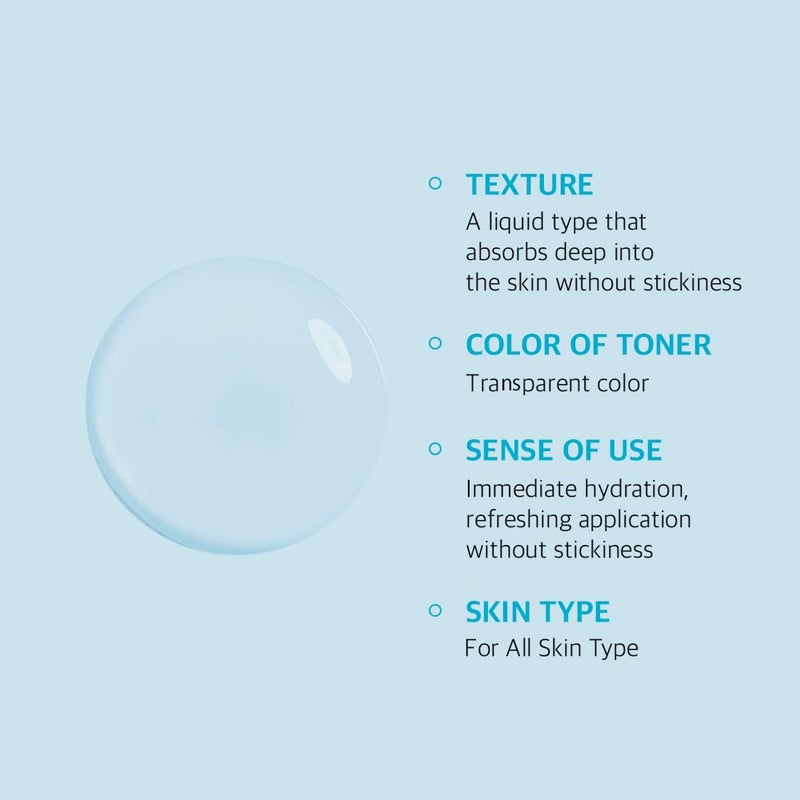 Klavuu Blue PEARLSATION ONE Day 8 Cups Marine Collagen Aqua Toner - Deeply Hydrating & Soothing for Skin Radiance, Non-Sticky Formula for All Day Comfort and Refreshment â€“ 4.73 floz - Image 5
