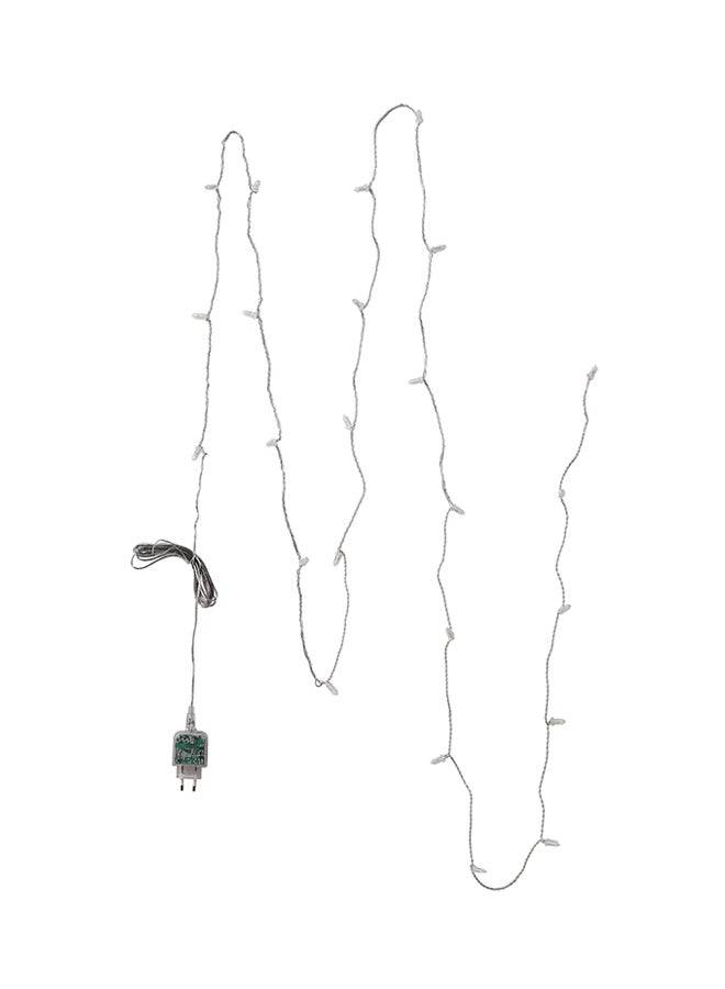 NIBEMINENT Indoor LED Chain Light White 8.4meter