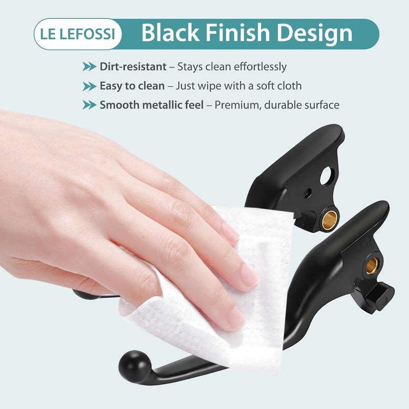 LE LEFOSSI Black Brake Clutch Hand Lever for Harley Davidson - Image 5