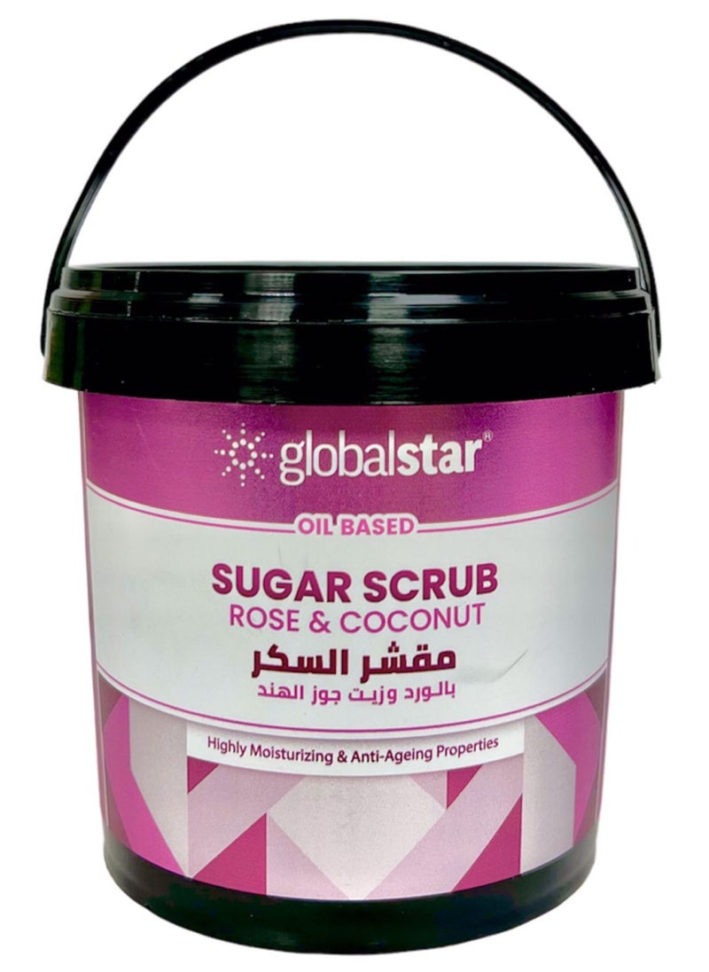 globalstar Globalstar Rose & Coconut Oil Based Sugar Scrub 600g  - Image 2