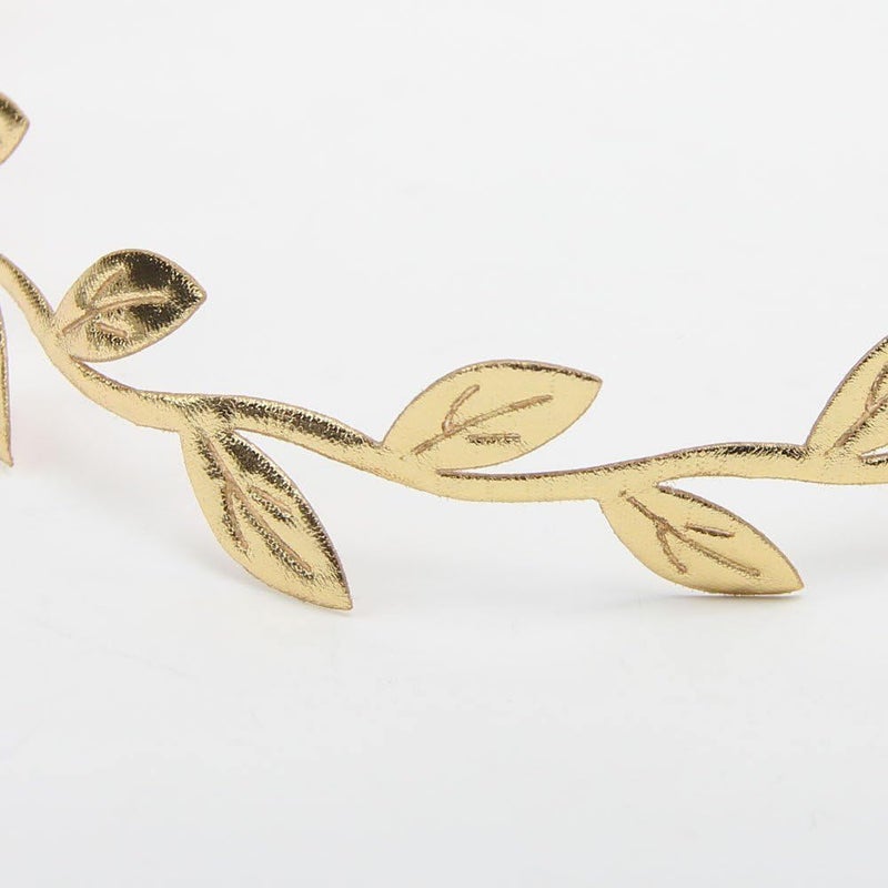 yueton 4pcs Gold and Silver Leaves Headwear Hair Bands Headbands - Image 3