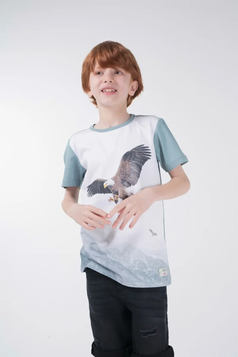 BRZ Collection Digital Printed Boy Short Sleeve T-Shirt
