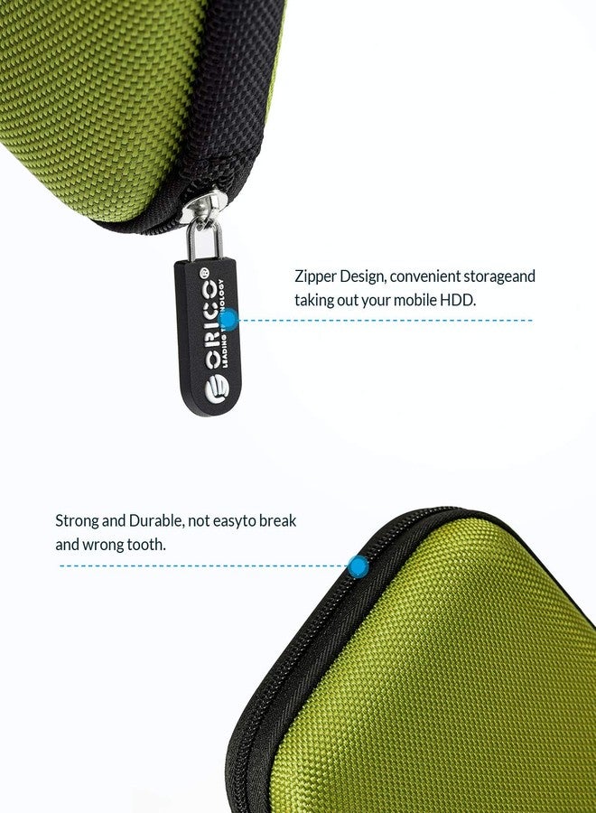 ORICO Hard Drive Case 2.5inch External Drive Storage Carring Bag for WD My Passport Element, Seagate, Toshiba, Samsung T5 2.5" HDD (PHD-25) - Image 4